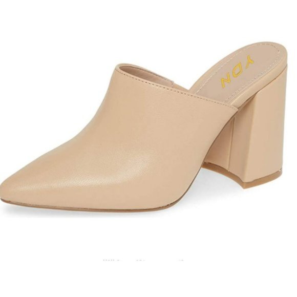 YDN Shoes - YDN Pointed Closed Toe High Heels Mules Slip Pumps Size 11
